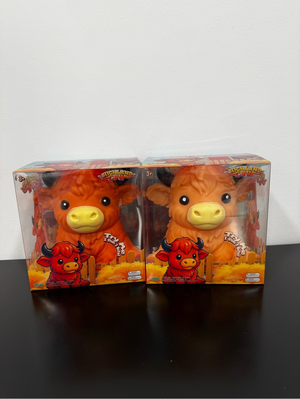 Highland Cow Squishy Jumbo New Release -TikTok Viral/Trending NIB 🐂 set of 2